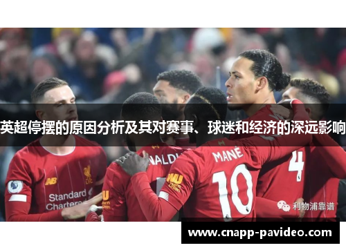 英超停摆的原因分析及其对赛事、球迷和经济的深远影响